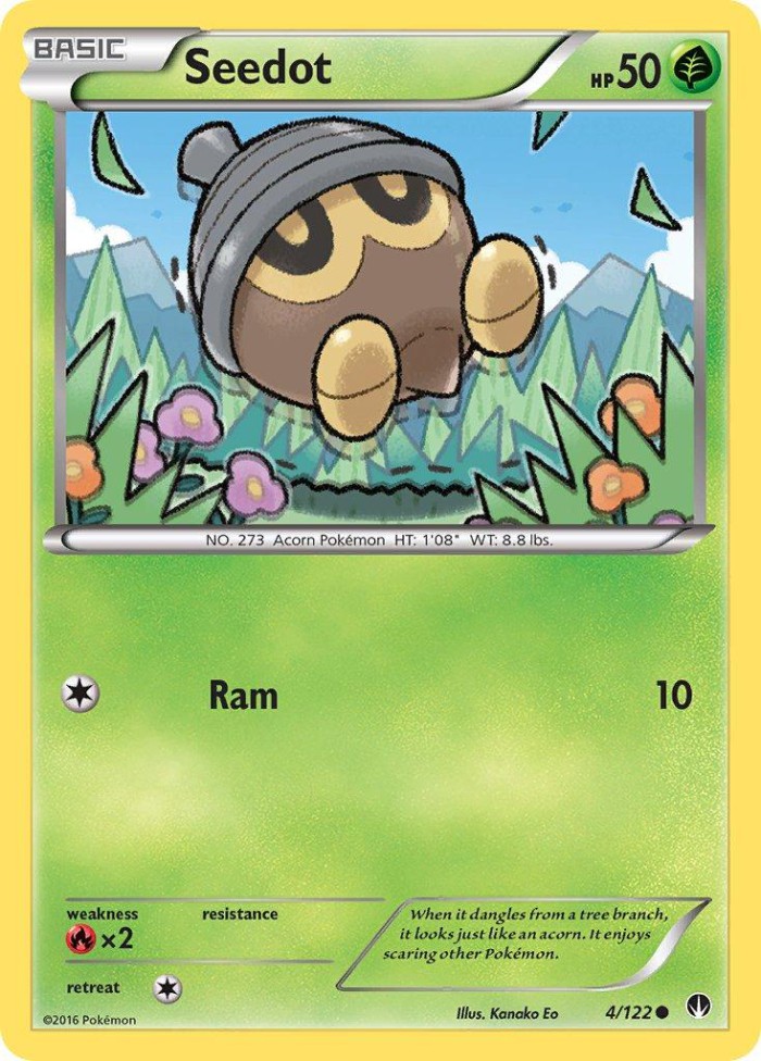 Carte Pokémon: Seedot [Grainipiot]