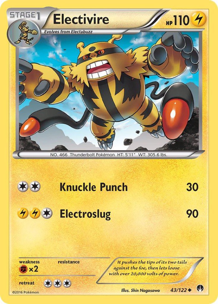 Carte Pokémon: Electivire [Élekable]