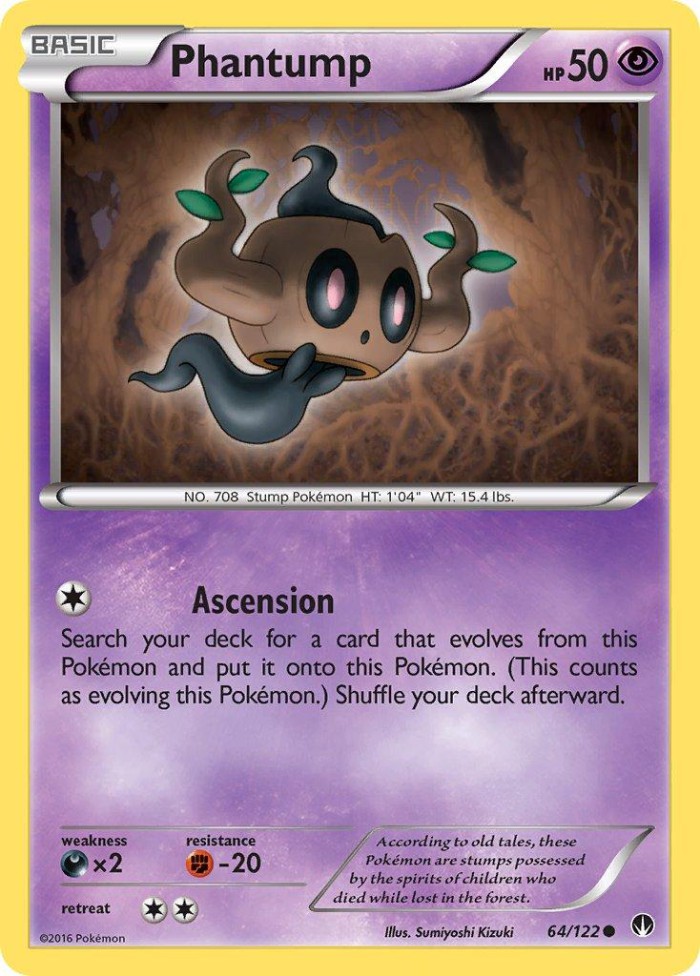 Carte Pokémon: Phantump [Brocélôme]