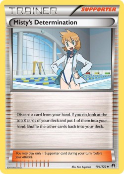 Carte Pokémon: Misty's Determination