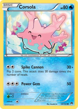 Carte Pokémon: Corsola