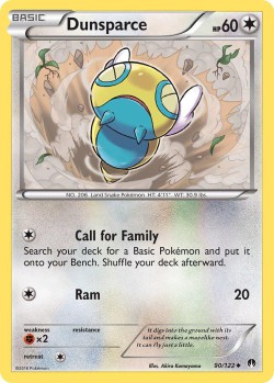 Carte Pokémon: Dunsparce