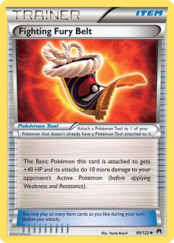 Carte Pokémon: Fighting Fury Belt