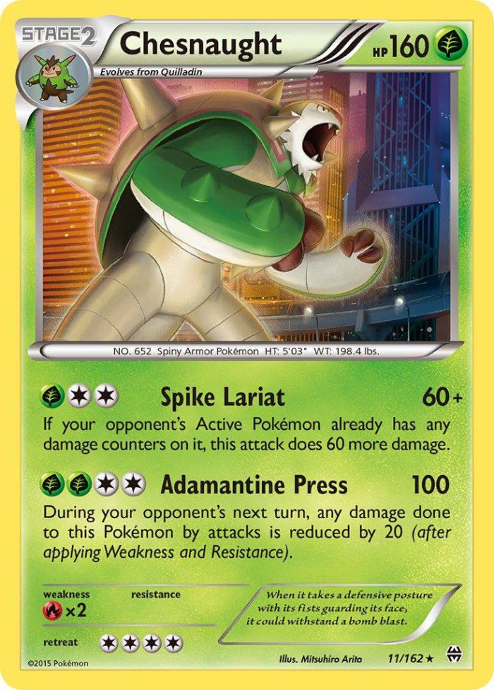 Carte Pokémon: Chesnaught [Blindépique]