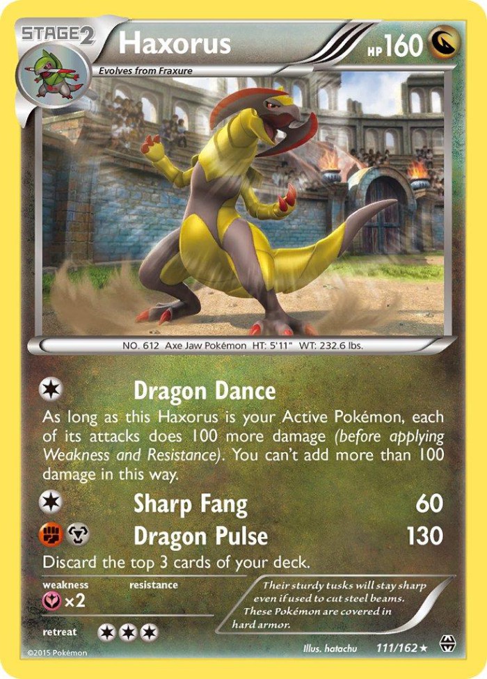 Carte Pokémon: Haxorus [Tranchodon]