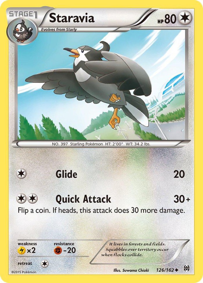 Carte Pokémon: Staravia [Étourvol]