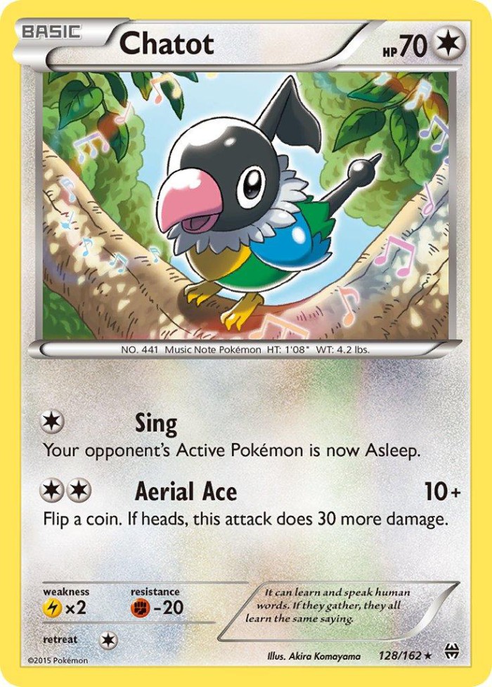 Carte Pokémon: Chatot [Pijako]