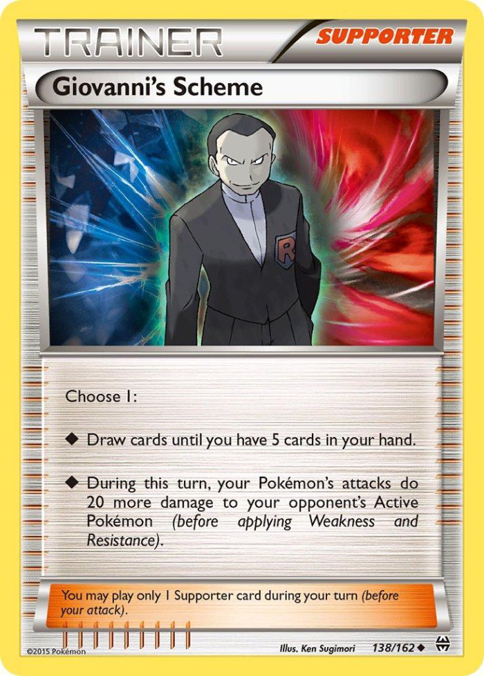 Carte Pokémon: Giovanni's Scheme [Combine de Giovanni]