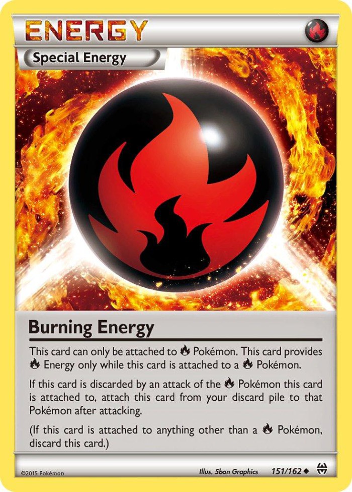 Carte Pokémon: Burning Energy [Énergie Combustion]