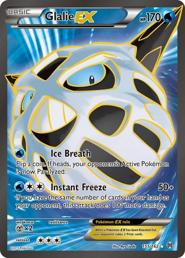 Carte Pokémon: Glalie EX [Oniglali EX]