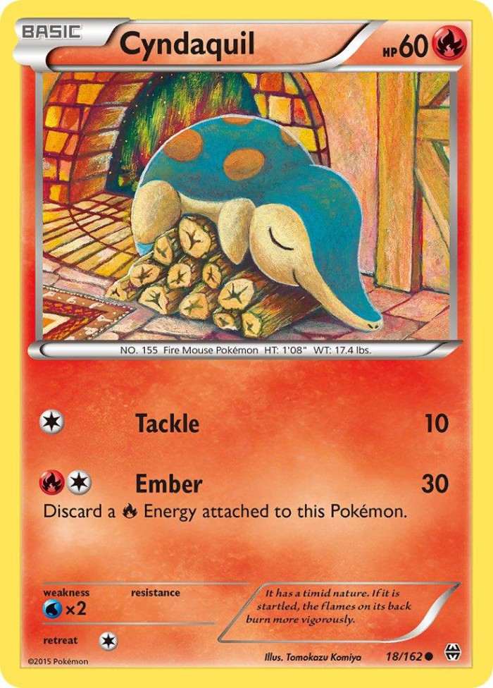 Carte Pokémon: Cyndaquil [Héricendre]