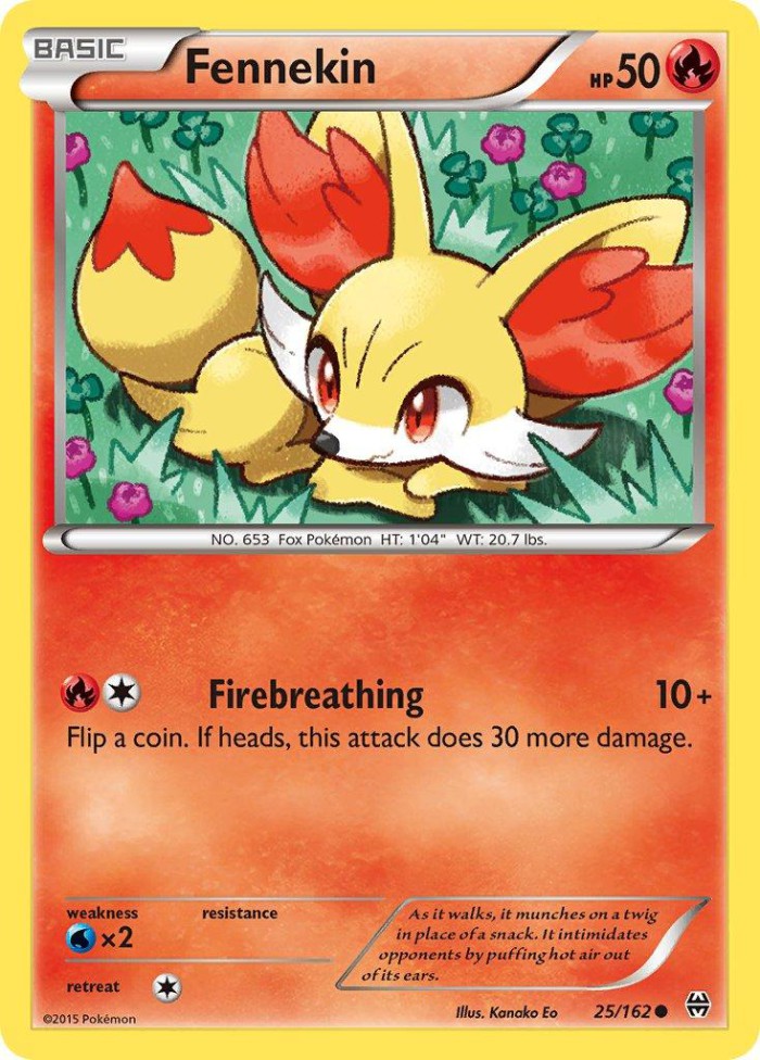 Carte Pokémon: Fennekin [Feunnec]