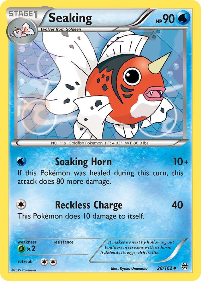 Carte Pokémon: Seaking [Poissoroy]