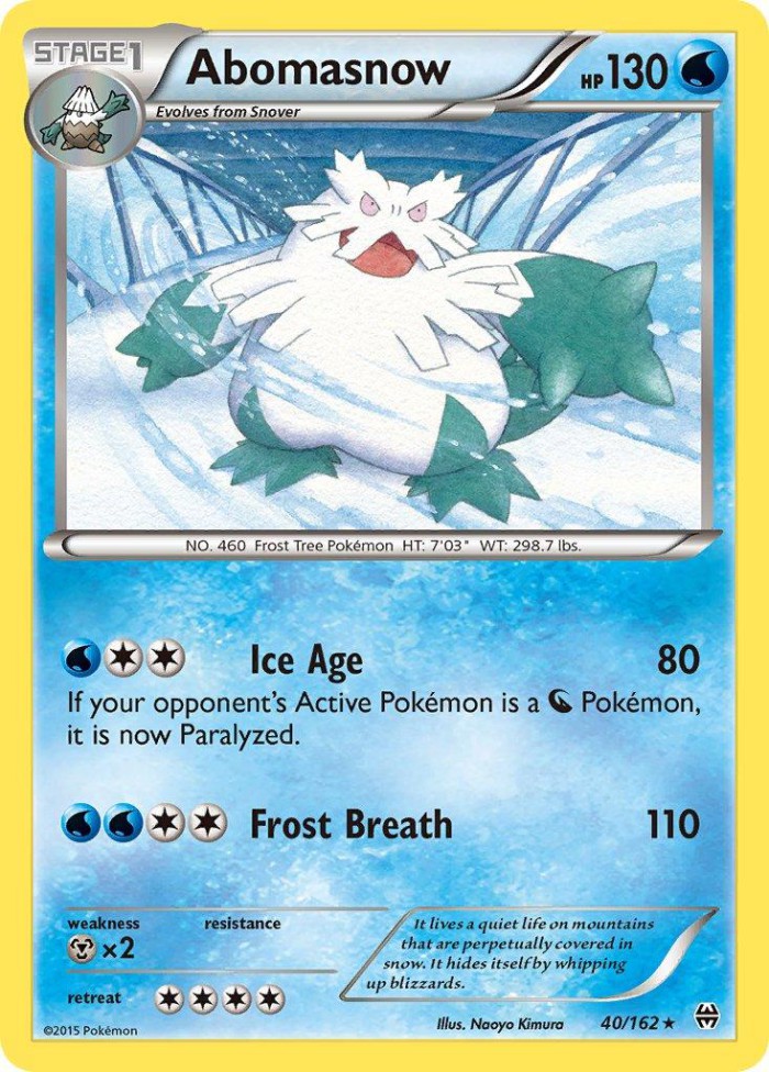 Carte Pokémon: Abomasnow [Blizzaroi]