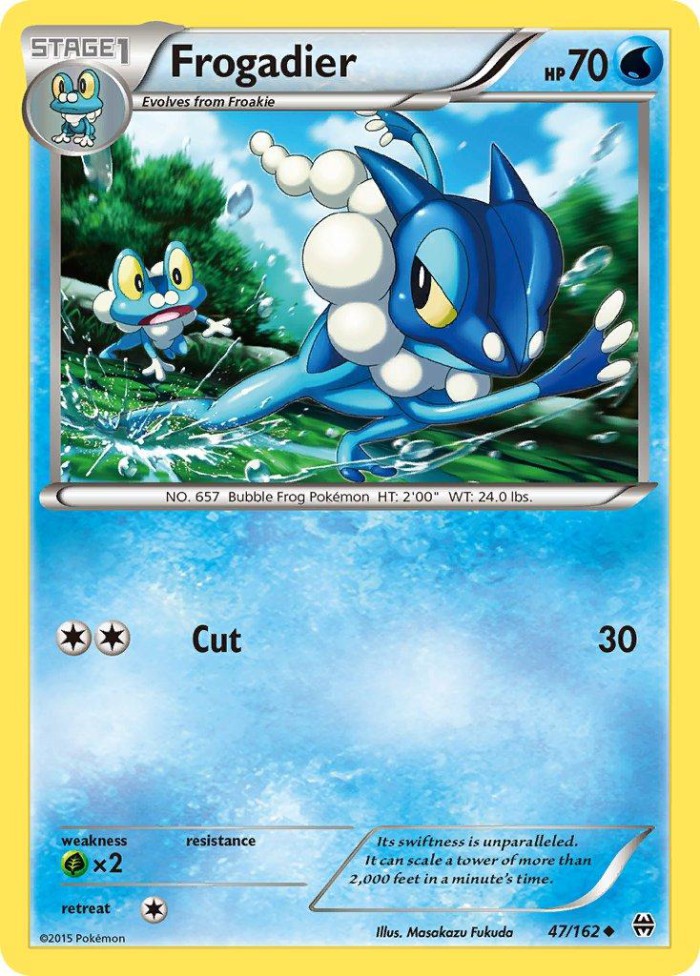 Carte Pokémon: Frogadier [Croâporal]