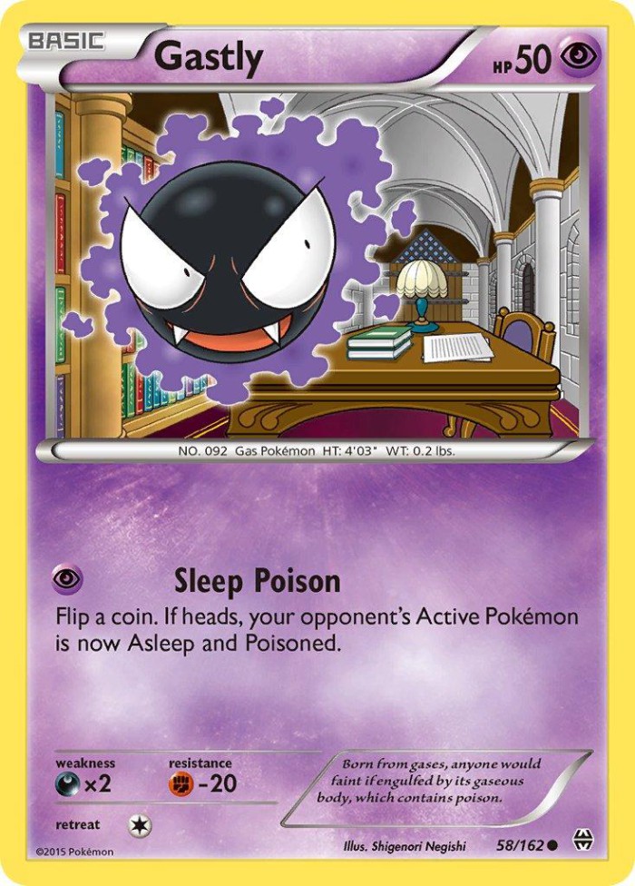 Carte Pokémon: Gastly [Fantominus]