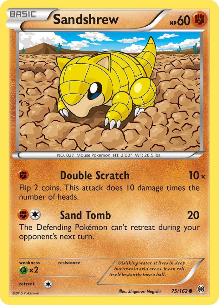 Carte Pokémon: Sandshrew [Sabelette]