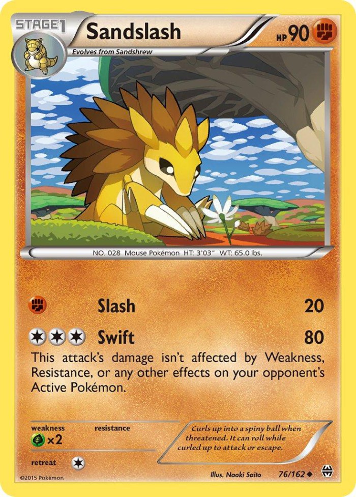 Carte Pokémon: Sandslash [Sablaireau]