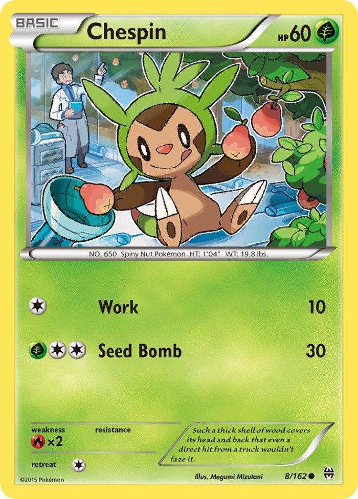 Carte Pokémon: Chespin [Marisson]