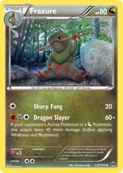 Carte Pokémon: Fraxure