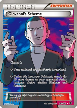 Carte Pokémon: Giovanni's Scheme