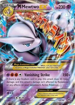 Carte Pokémon: M Mewtwo EX