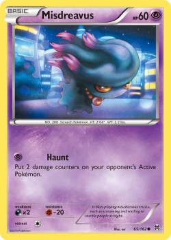 Carte Pokémon: Misdreavus