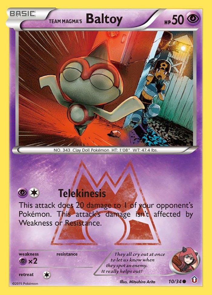 Carte Pokémon: Team Magma's Baltoy [Balbuto de la Team Magma]