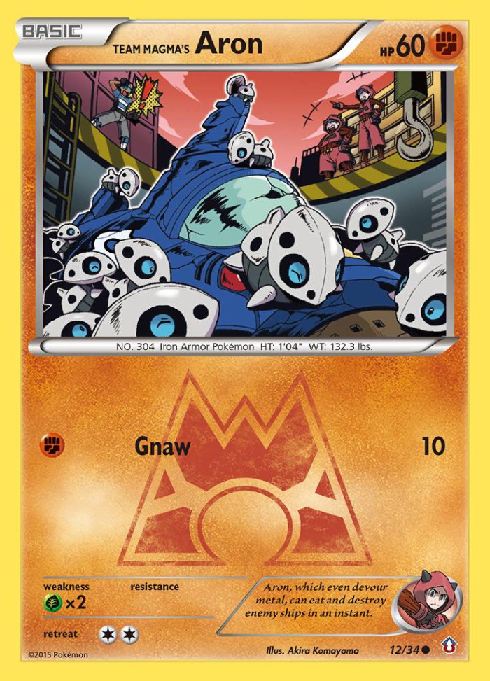 Carte Pokémon: Team Magma's Aron [Galekid de la Team Magma]