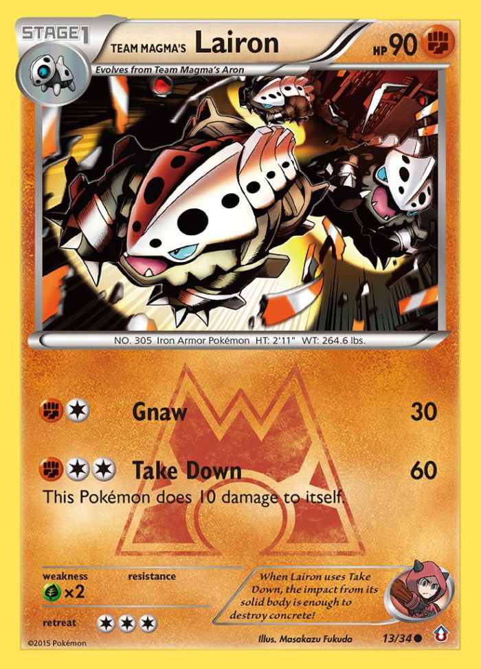 Carte Pokémon: Team Magma's Lairon [Galegon de la Team Magma]