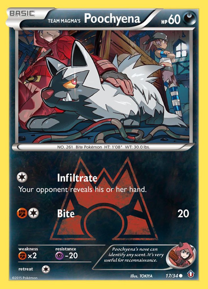 Carte Pokémon: Team Magma's Poochyena [Medhyèna de la Team Magma]