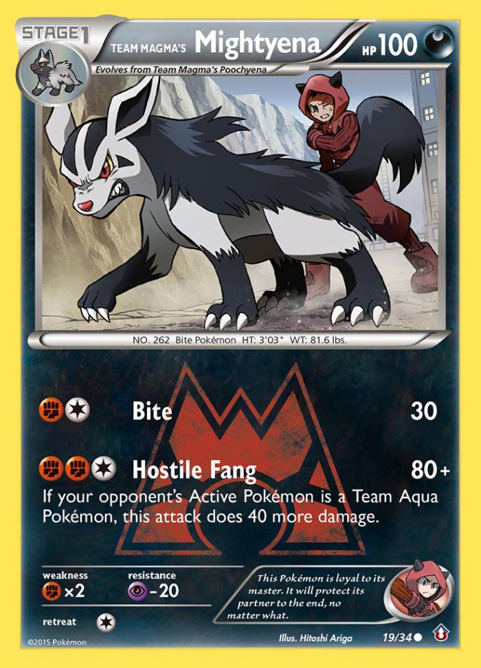 Carte Pokémon: Team Magma's Mightyena [Grahyèna de la Team Magma]