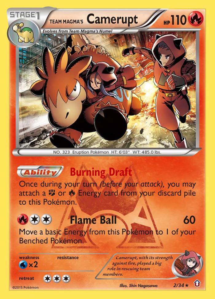 Carte Pokémon: Team Magma's Camerupt [Camérupt de la Team Magma]