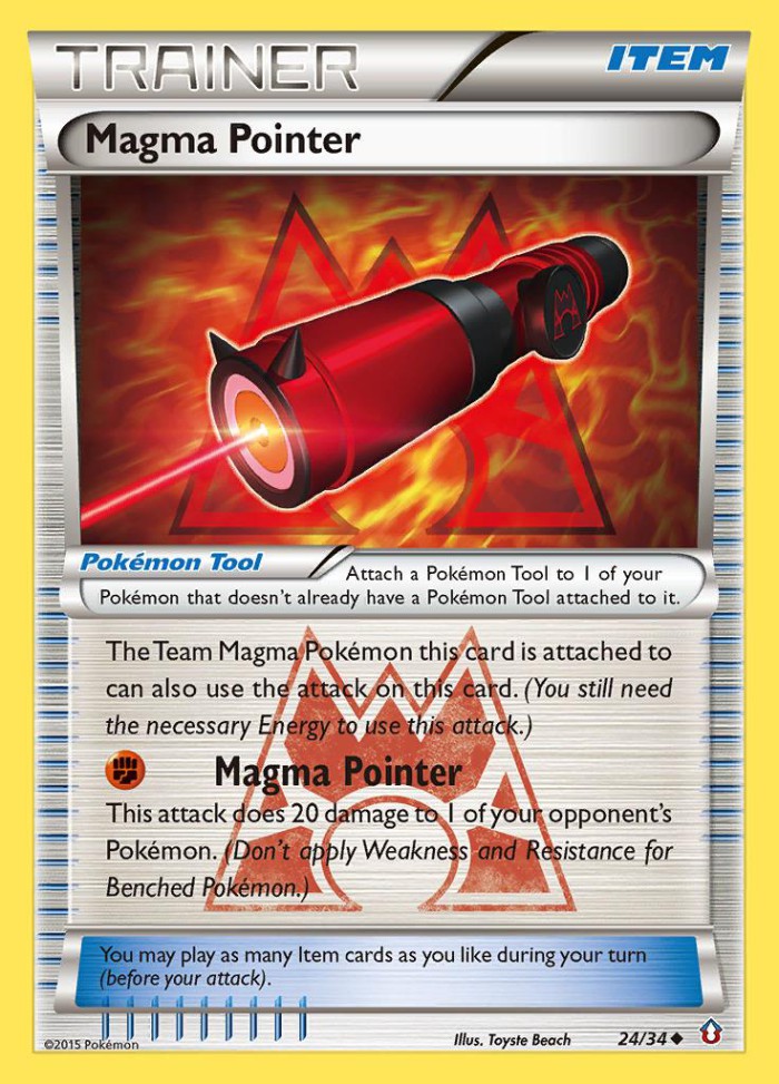 Carte Pokémon: Magma Pointer [Pointeur Magma]