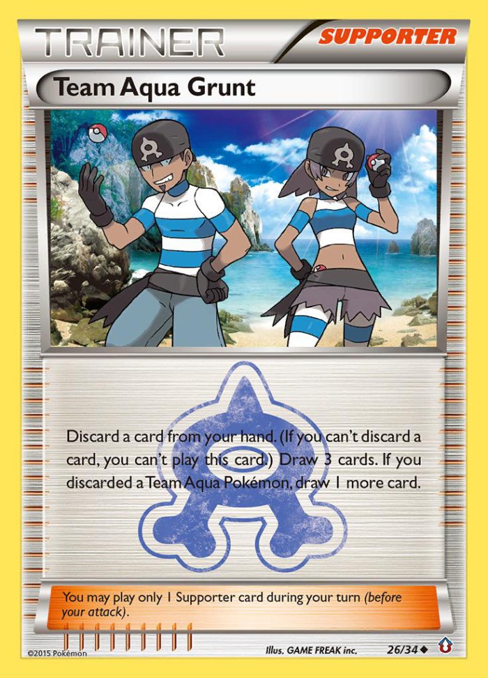 Carte Pokémon: Team Aqua Grunt [Sbire de la Team Aqua]