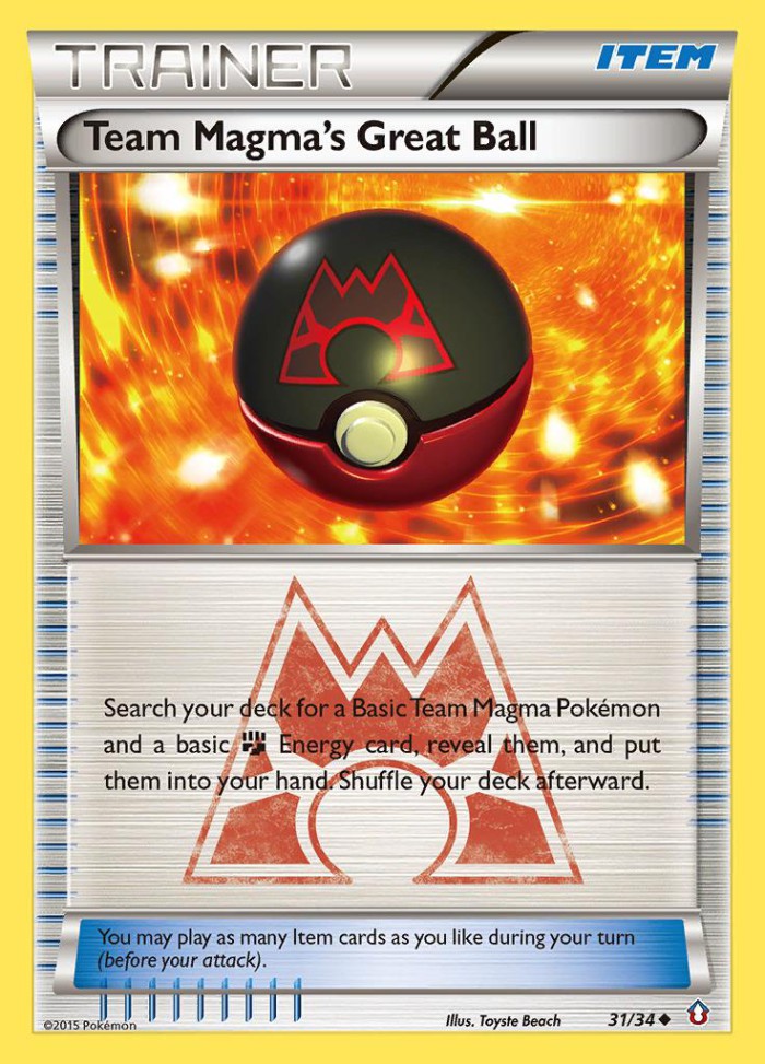 Carte Pokémon: Team Magma's Great Ball [Super Ball de la Team Magma]