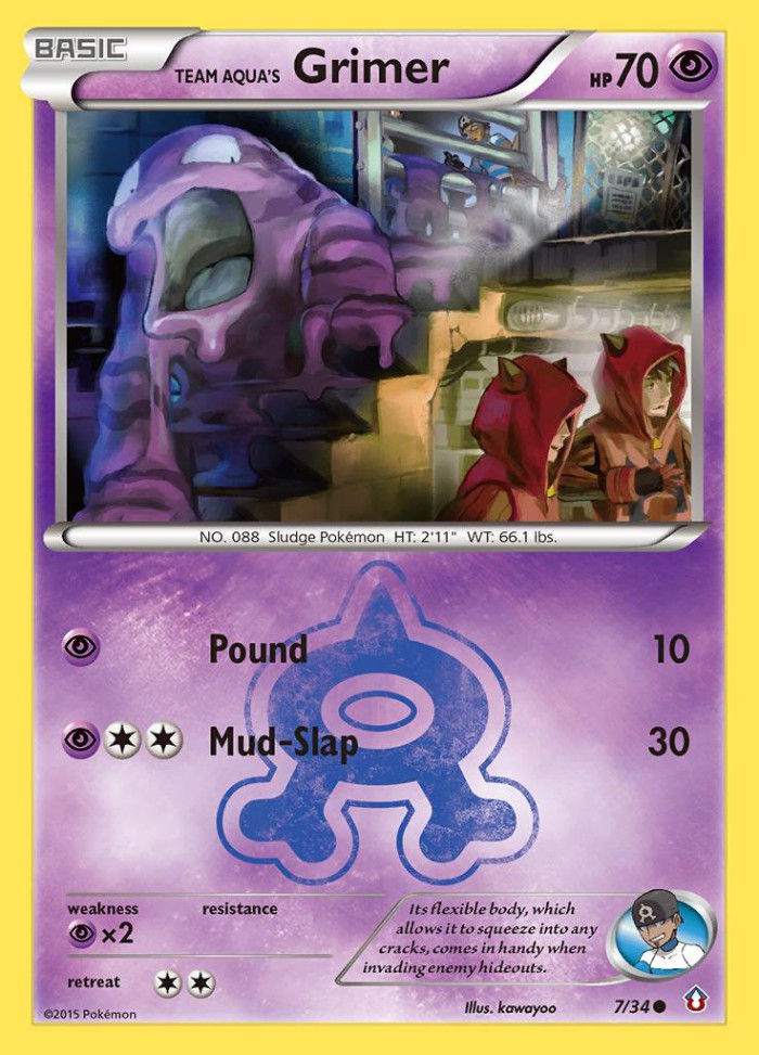 Carte Pokémon: Team Aqua's Grimer [Tadmorv de la Team Aqua]