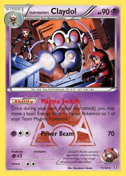 Carte Pokémon: Team Magma's Claydol