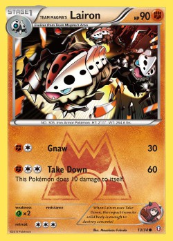 Carte Pokémon: Team Magma's Lairon