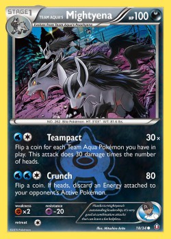 Carte Pokémon: Team Aqua's Mightyena