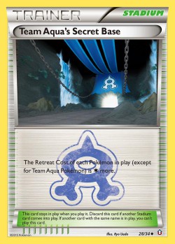 Carte Pokémon: Team Aqua's Secret Base