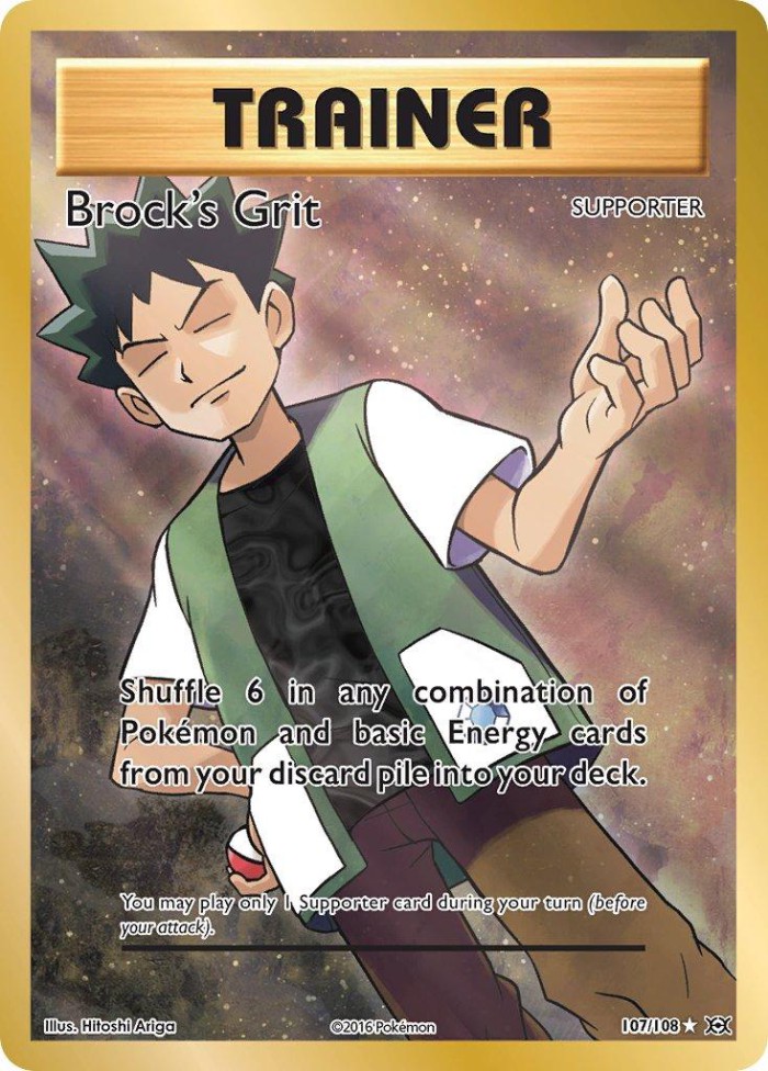 Carte Pokémon: Brock's Grit [Vaillance de Pierre]