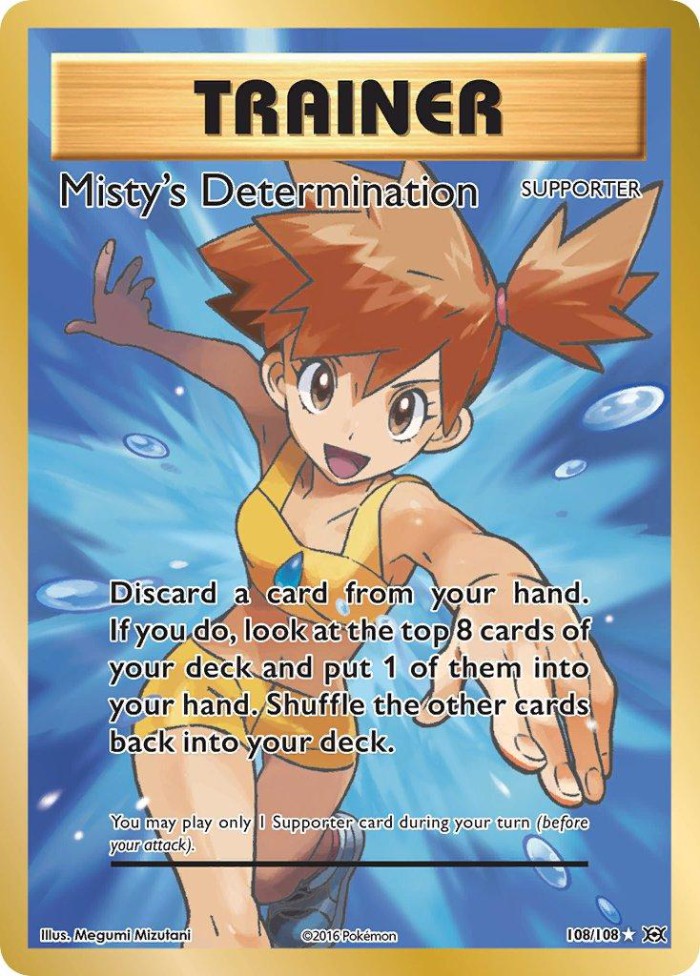 Carte Pokémon: Misty's Determination [Détermination d'Ondine]