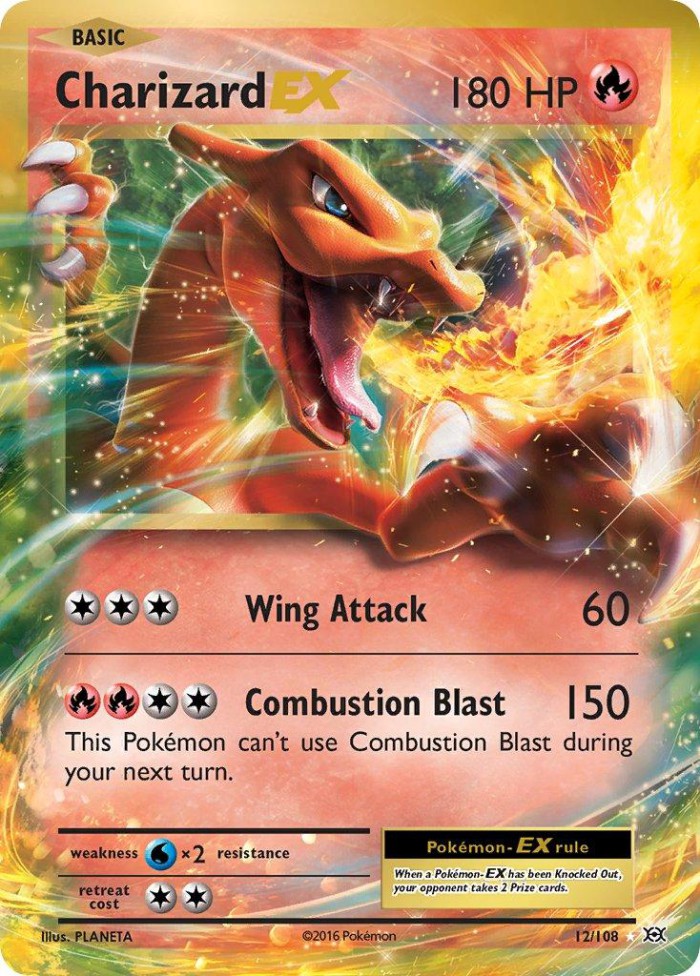 Carte Pokémon: Charizard EX [Dracaufeu EX]