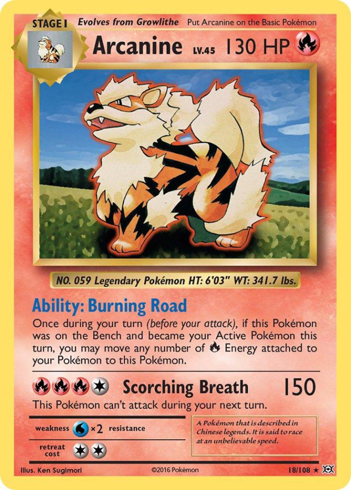 Carte Pokémon: Arcanine [Arcanin]