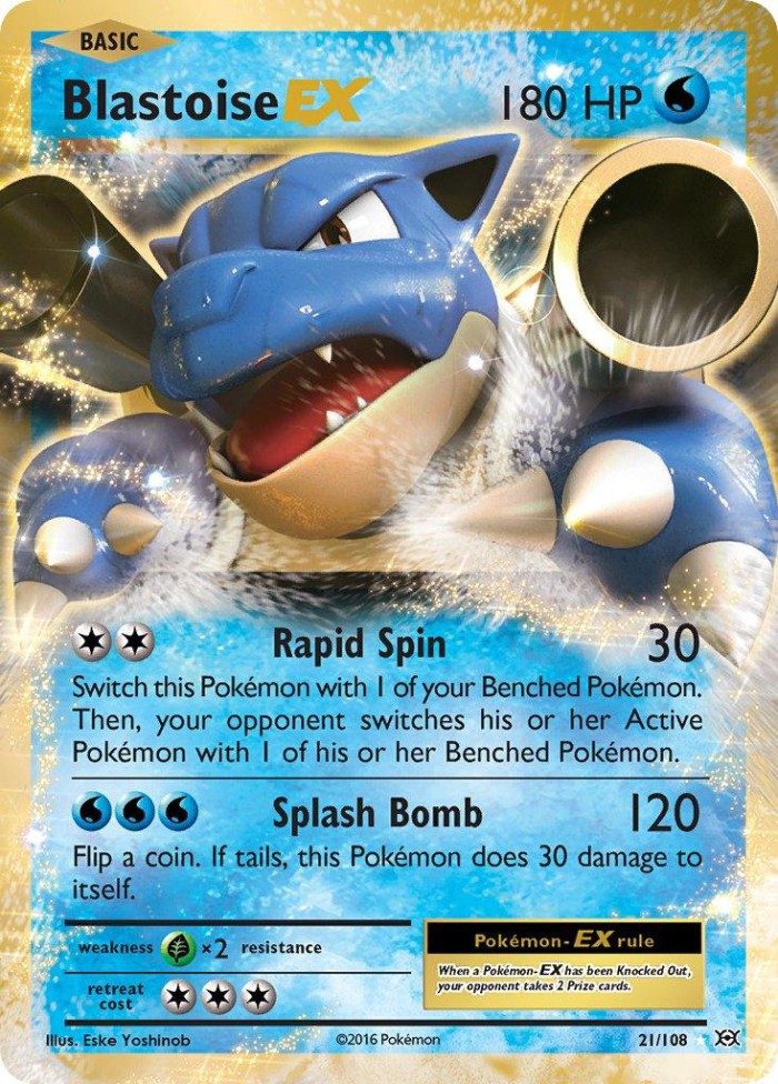 Carte Pokémon: Blastoise EX [Tortank EX]