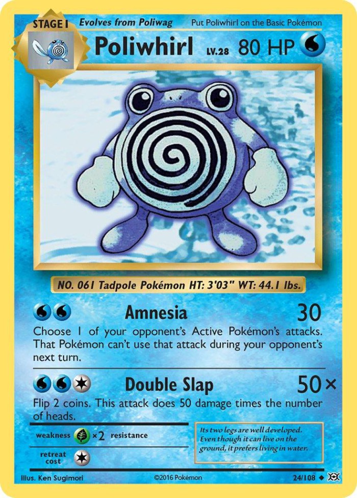 Carte Pokémon: Poliwhirl [Têtarte]