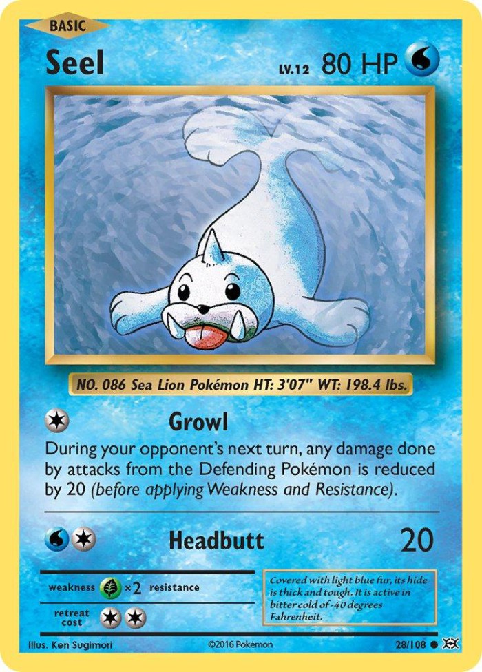 Carte Pokémon: Seel [Otaria]