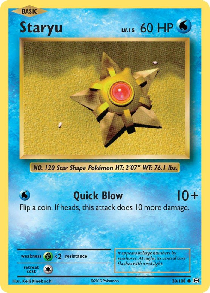 Carte Pokémon: Staryu [Stari]