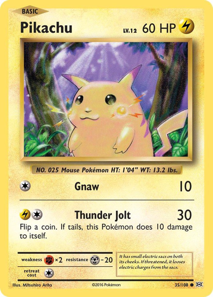 Carte Pokémon: Pikachu [Pikachu]